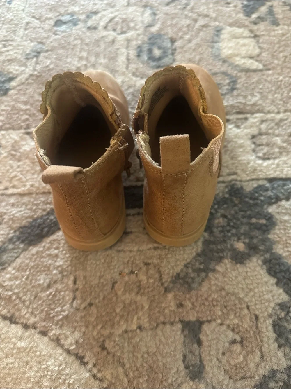Girls' Tan Ankle Boots